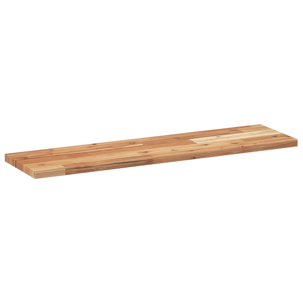 Floating Shelves 2 pcs 100x20x2 cm Oil Finished Solid Wood Acacia