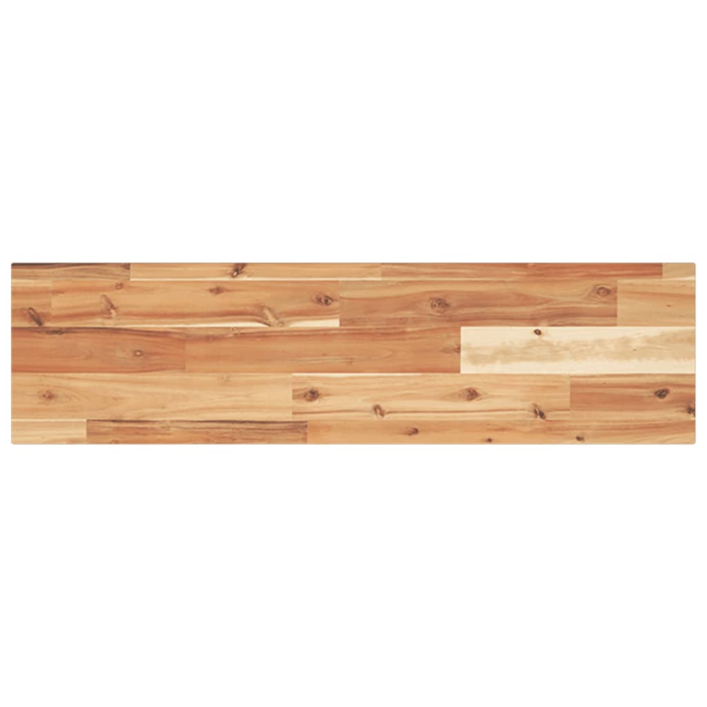 Floating Shelves 2 pcs 100x20x2 cm Oil Finished Solid Wood Acacia