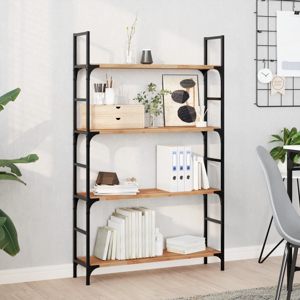 Floating Shelves 2 pcs 100x20x2 cm Oil Finished Solid Wood Acacia
