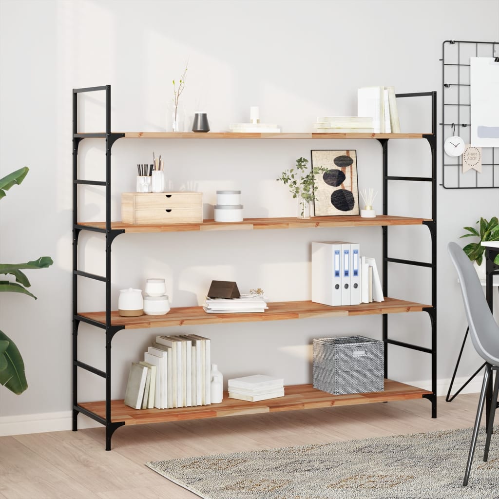 Floating Shelves 3 pcs 160x40x2 cm Oil Finished Solid Wood Acacia