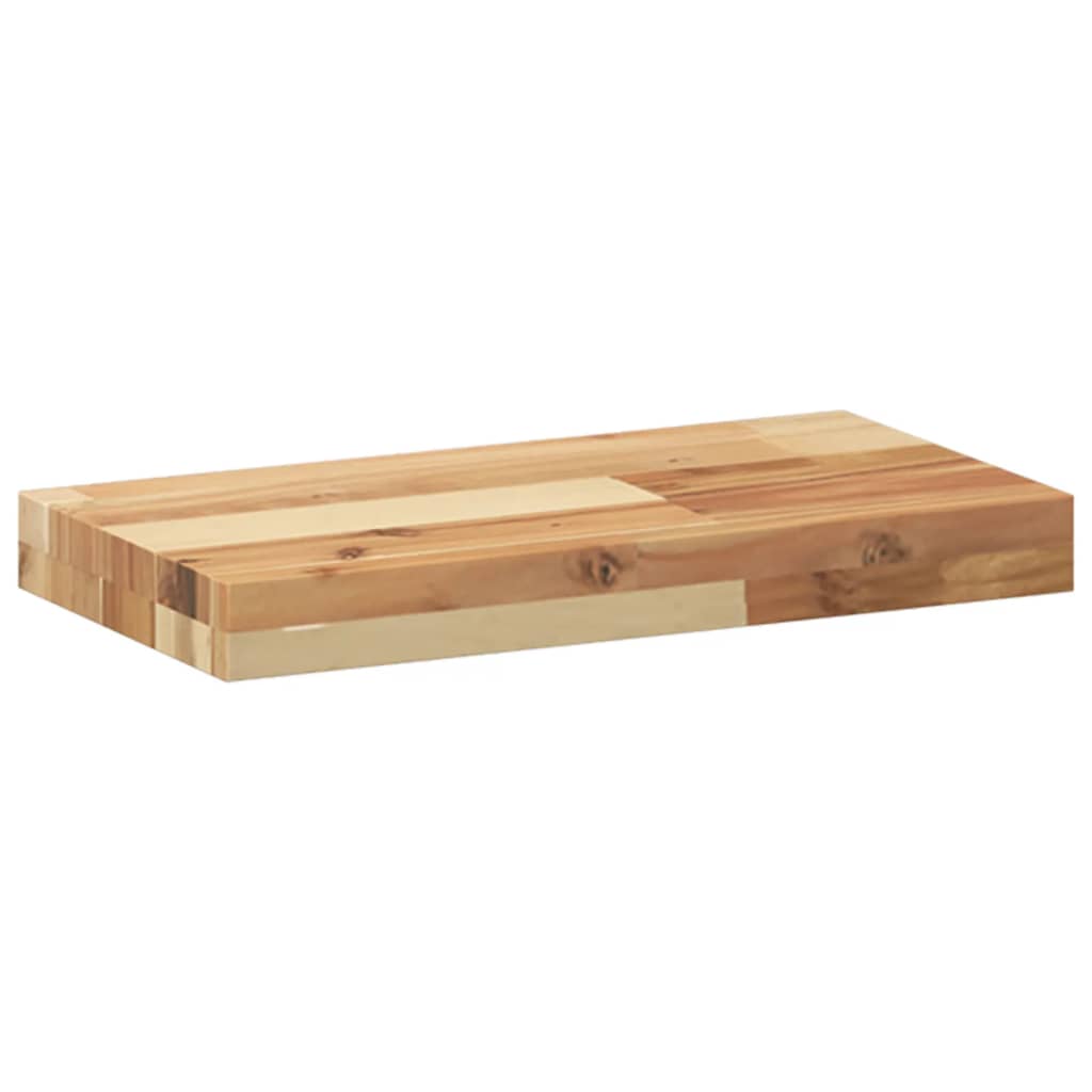 Floating Shelves 3 pcs 40x20x4 cm Oil Finished Solid Wood Acacia