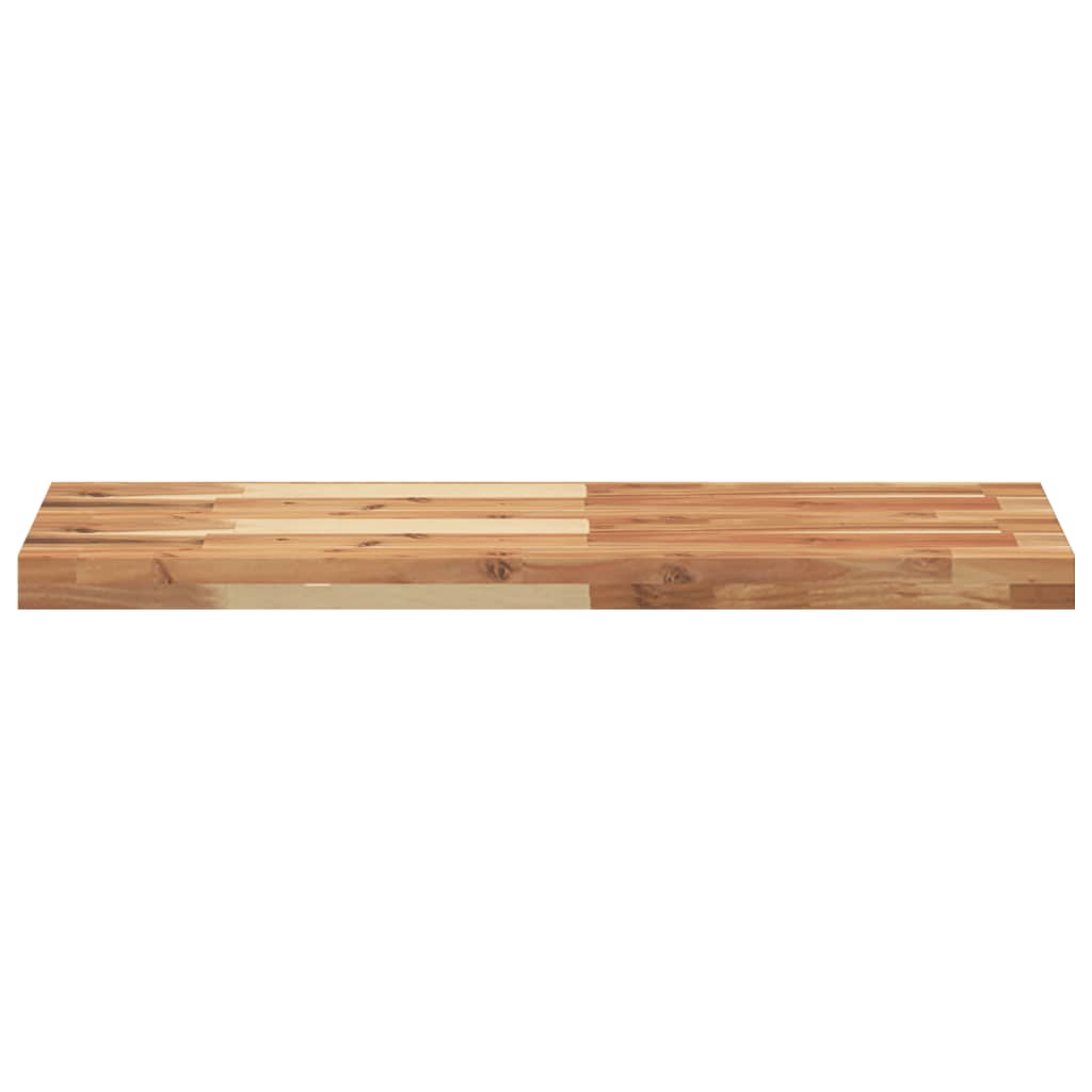 vidaXL Floating Shelves 2 pcs 80x30x4 cm Oil Finished Solid Wood Acacia