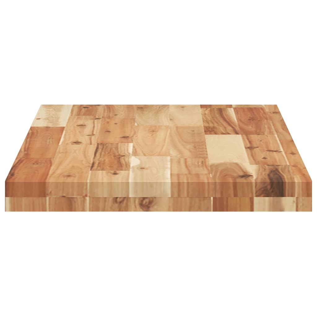 Floating Shelves 2 pcs 60x40x4 cm Oil Finished Solid Wood Acacia