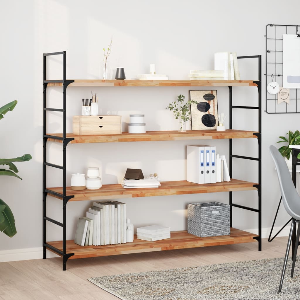 Floating Shelves 3 pcs 120x40x4 cm Oil Finished Solid Wood Acacia