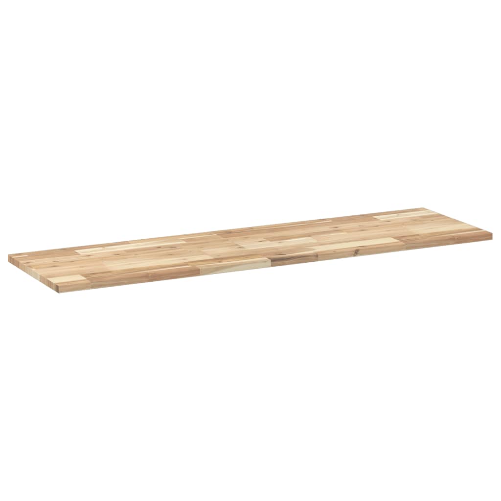 Bathroom Vanity Top Untreated 120x40x2 cm Solid Wood Acacia