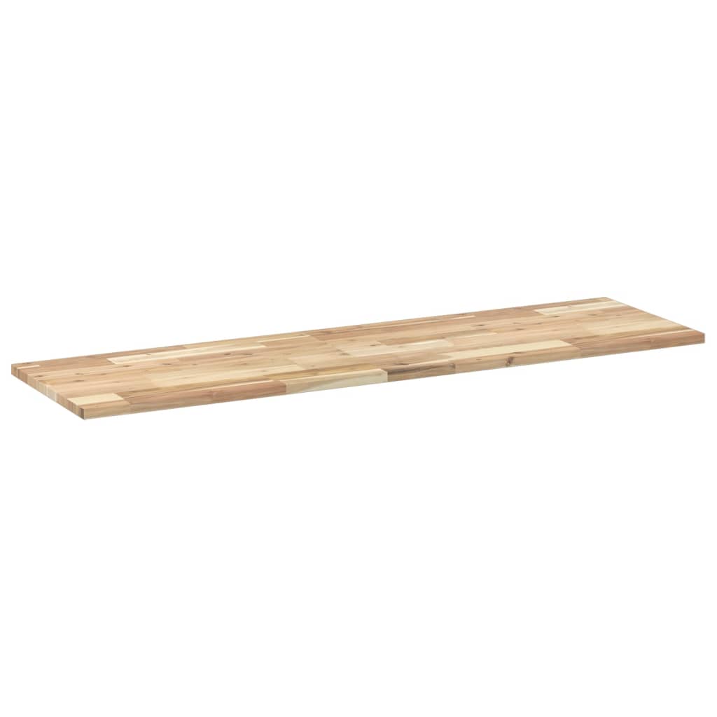 Bathroom Vanity Top Untreated 160x40x2 cm Solid Wood Acacia