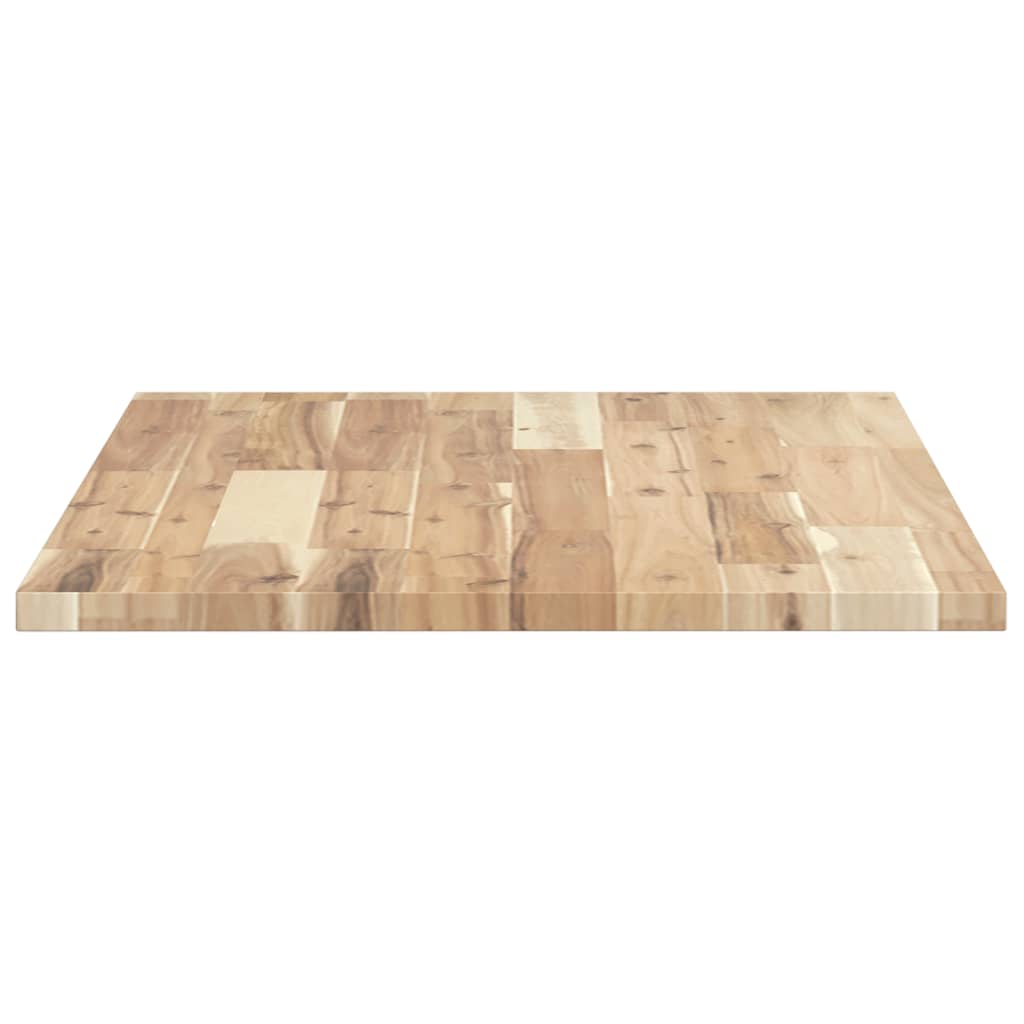 Bathroom Vanity Top Untreated 80x50x2 cm Solid Wood Acacia