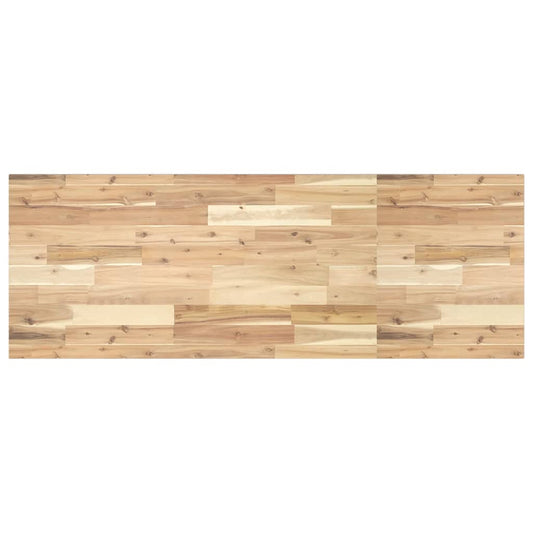 Bathroom Vanity Top Untreated 140x50x2 cm Solid Wood Acacia