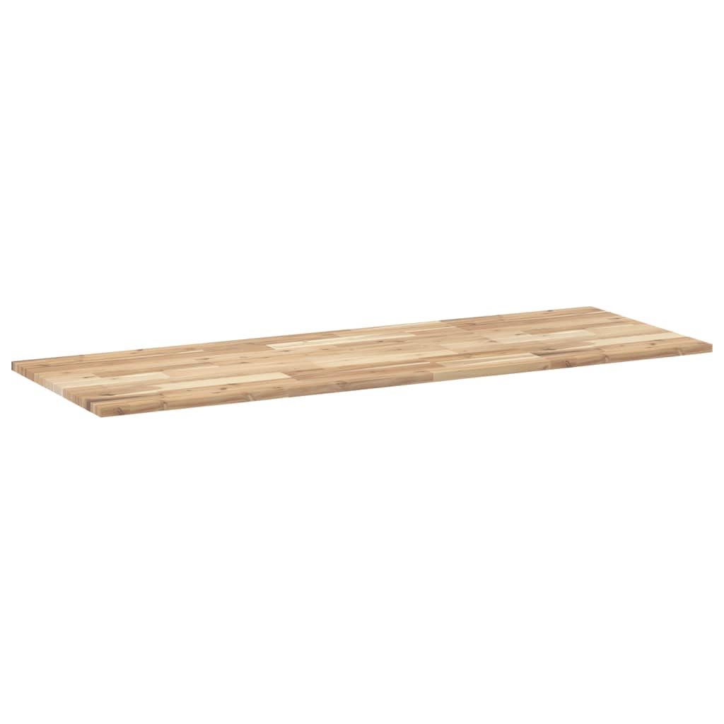 Bathroom Vanity Top Untreated 160x50x2 cm Solid Wood Acacia
