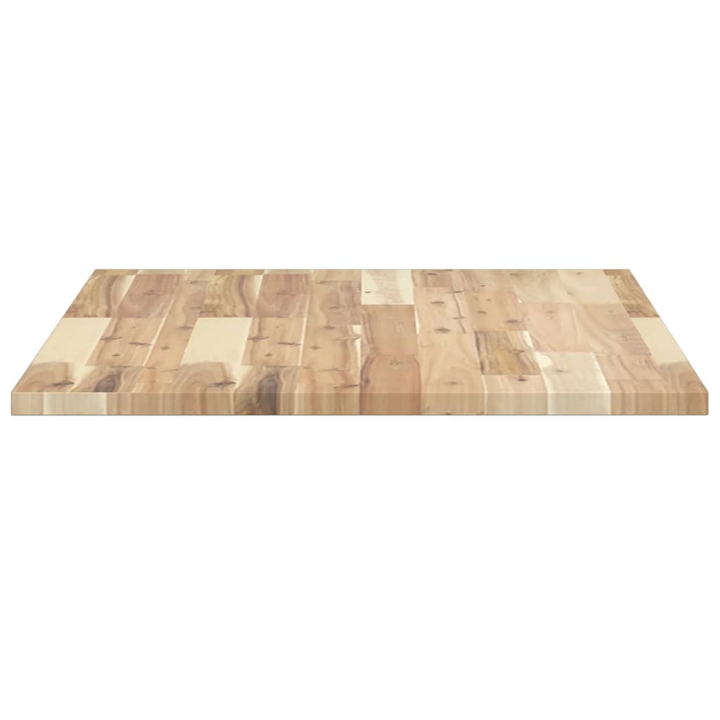 Bathroom Vanity Top Untreated 80x60x2 cm Solid Wood Acacia