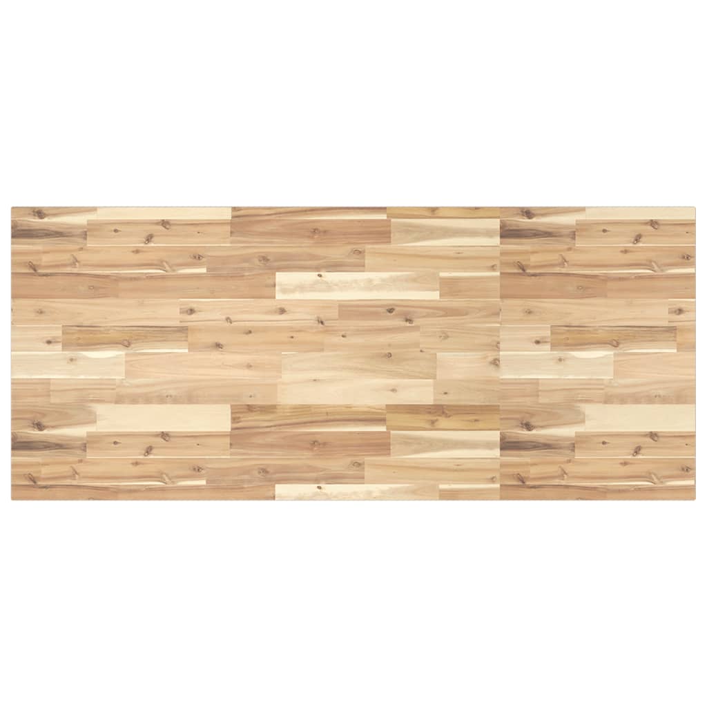 Bathroom Vanity Top Untreated 140x60x2 cm Solid Wood Acacia