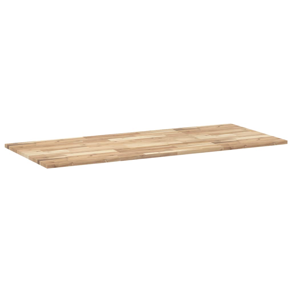 Bathroom Vanity Top Untreated 140x60x2 cm Solid Wood Acacia
