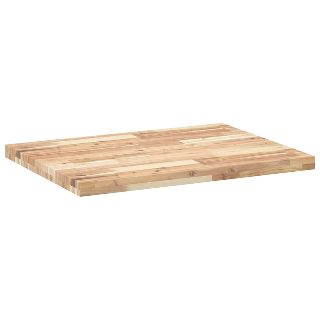 Bathroom Vanity Top Untreated 100x60x4 cm Solid Wood Acacia