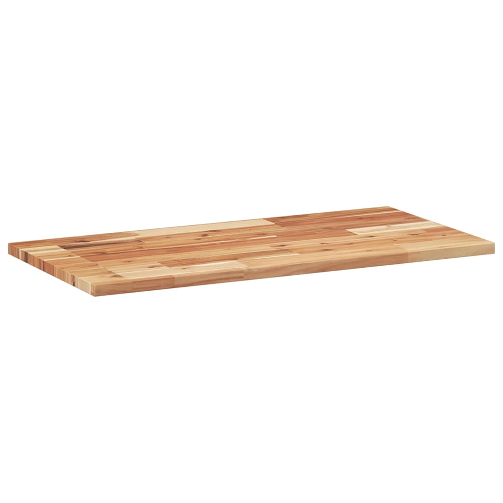 Bathroom Vanity Top Oil Finished 100x40x2 cm Solid Wood Acacia