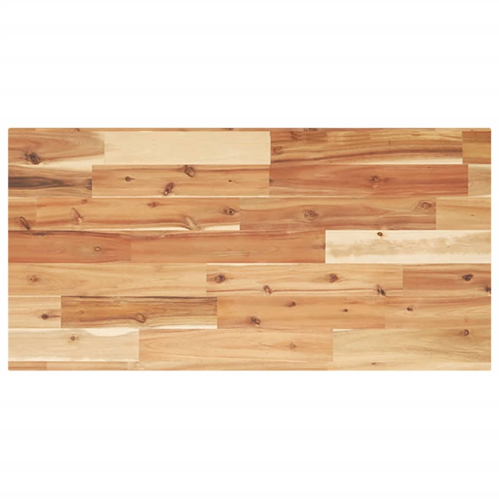 Bathroom Vanity Top Oil Finished 120x40x2 cm Solid Wood Acacia