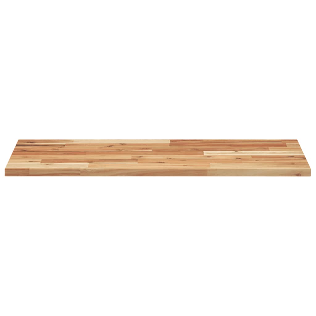 Bathroom Vanity Top Oil Finished 120x40x2 cm Solid Wood Acacia