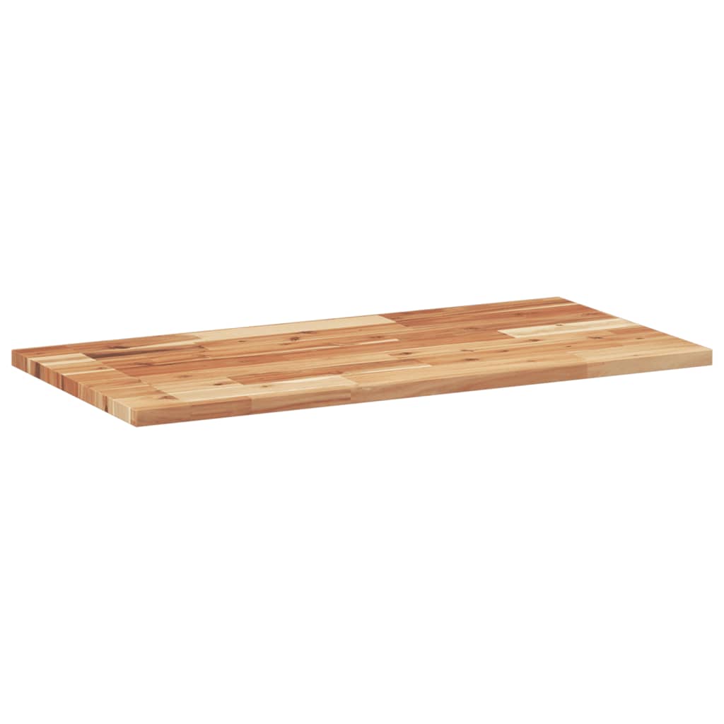 Bathroom Vanity Top Oil Finished 120x40x2 cm Solid Wood Acacia