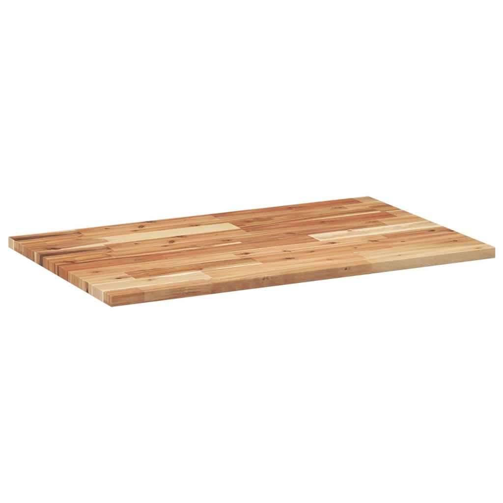Bathroom Vanity Top Oil Finished 80x50x2 cm Solid Wood Acacia
