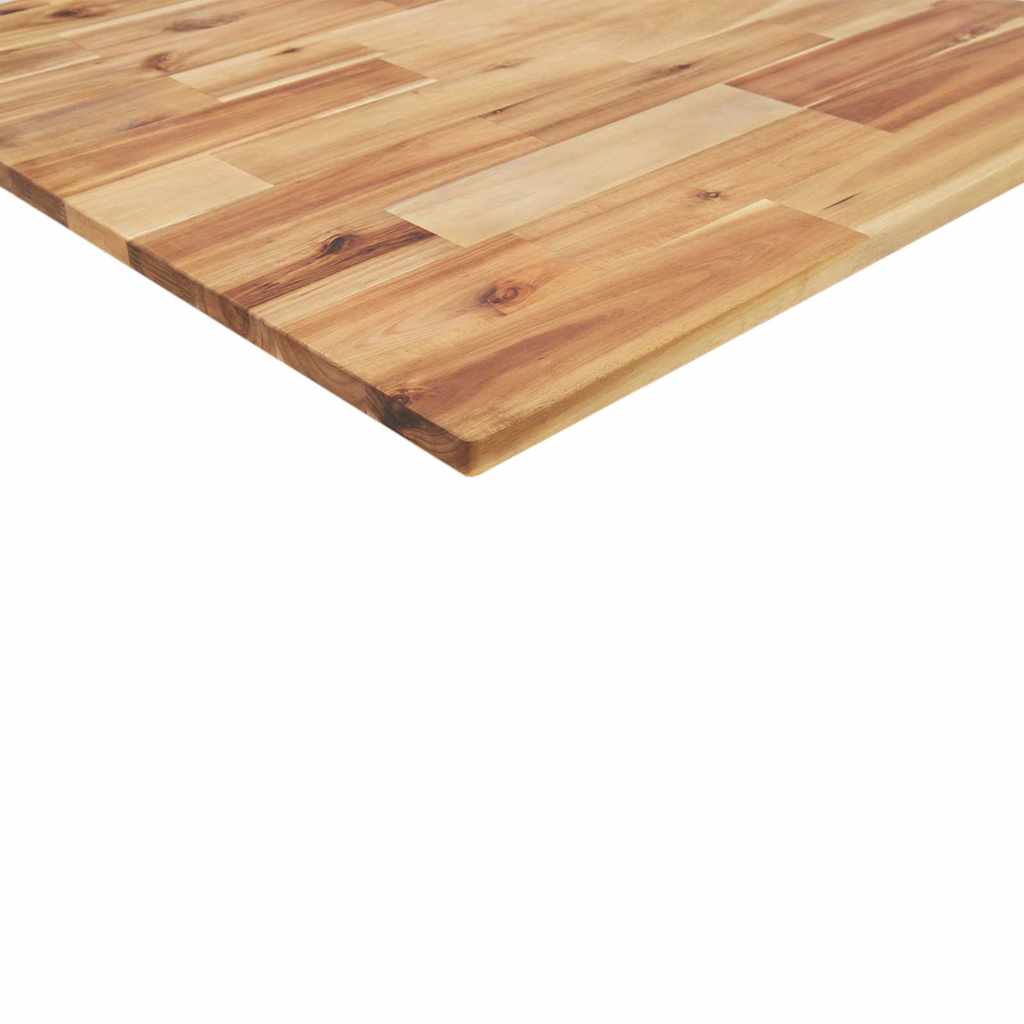 Bathroom Vanity Top Oil Finished 80x50x2 cm Solid Wood Acacia