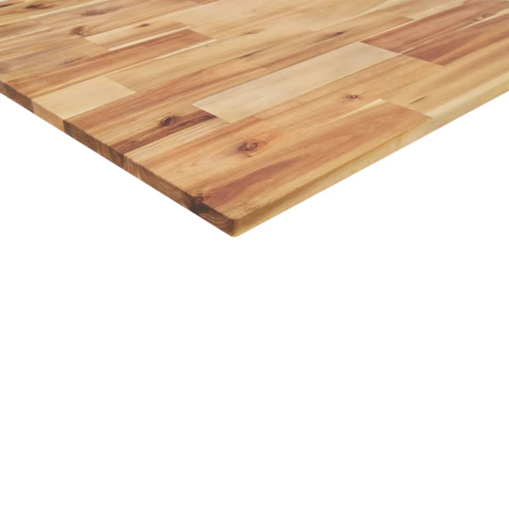 Bathroom Vanity Top Oil Finished 80x60x2 cm Solid Wood Acacia