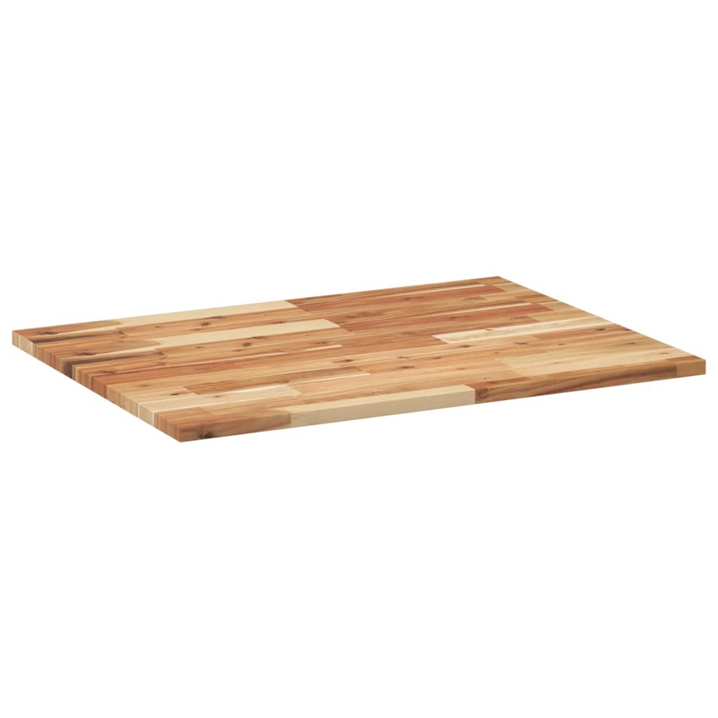 Bathroom Vanity Top Oil Finished 100x60x2 cm Solid Wood Acacia