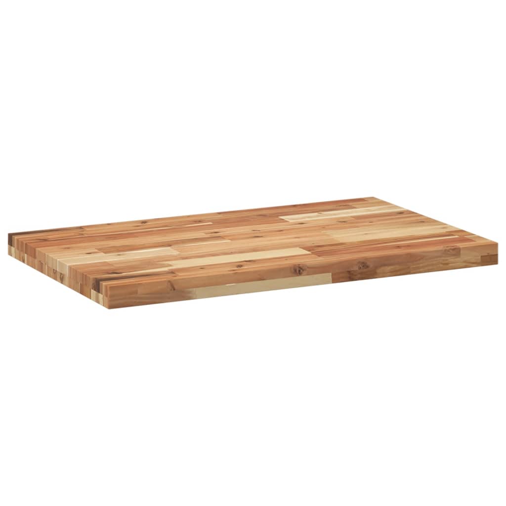Bathroom Vanity Top Oil Finished 60x50x4 cm Solid Wood Acacia
