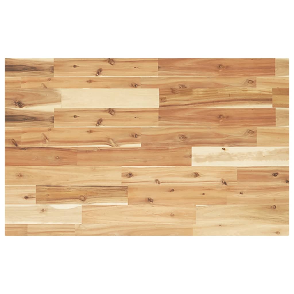 Bathroom Vanity Top Oil Finished 100x50x4 cm Solid Wood Acacia