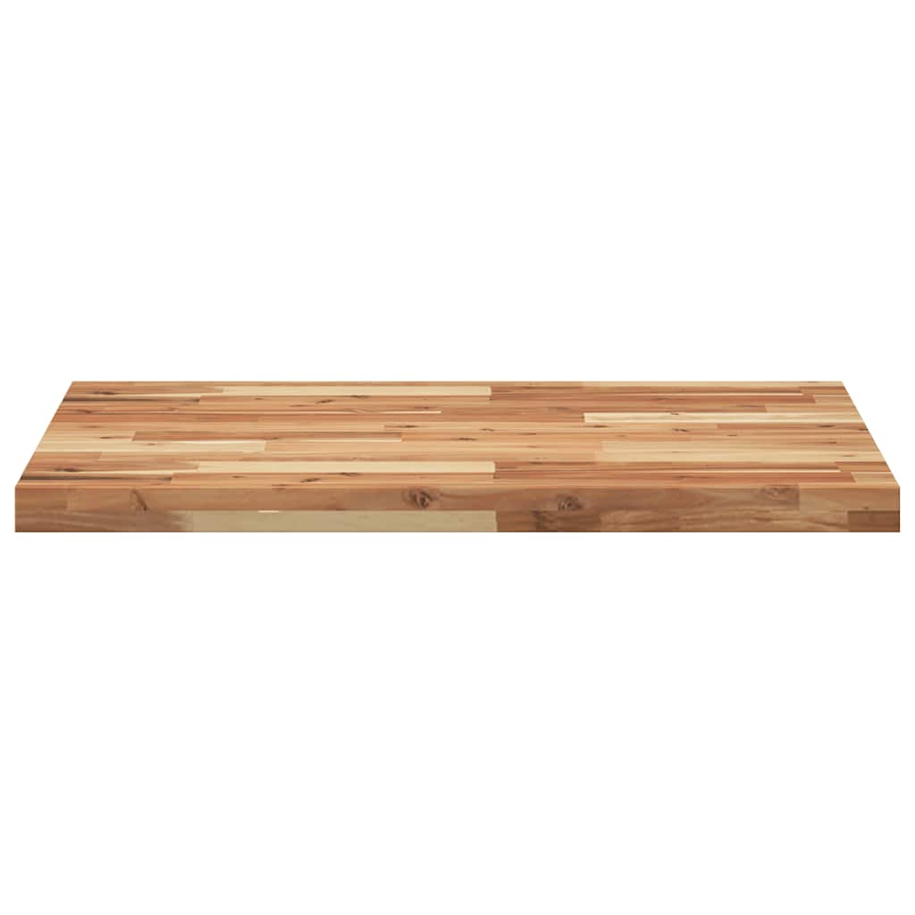 Bathroom Vanity Top Oil Finished 80x60x4 cm Solid Wood Acacia