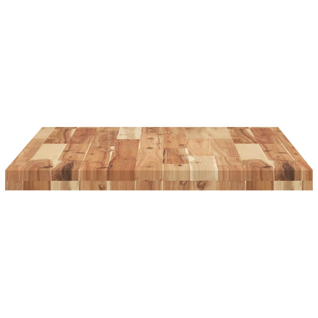 Bathroom Vanity Top Oil Finished 80x60x4 cm Solid Wood Acacia