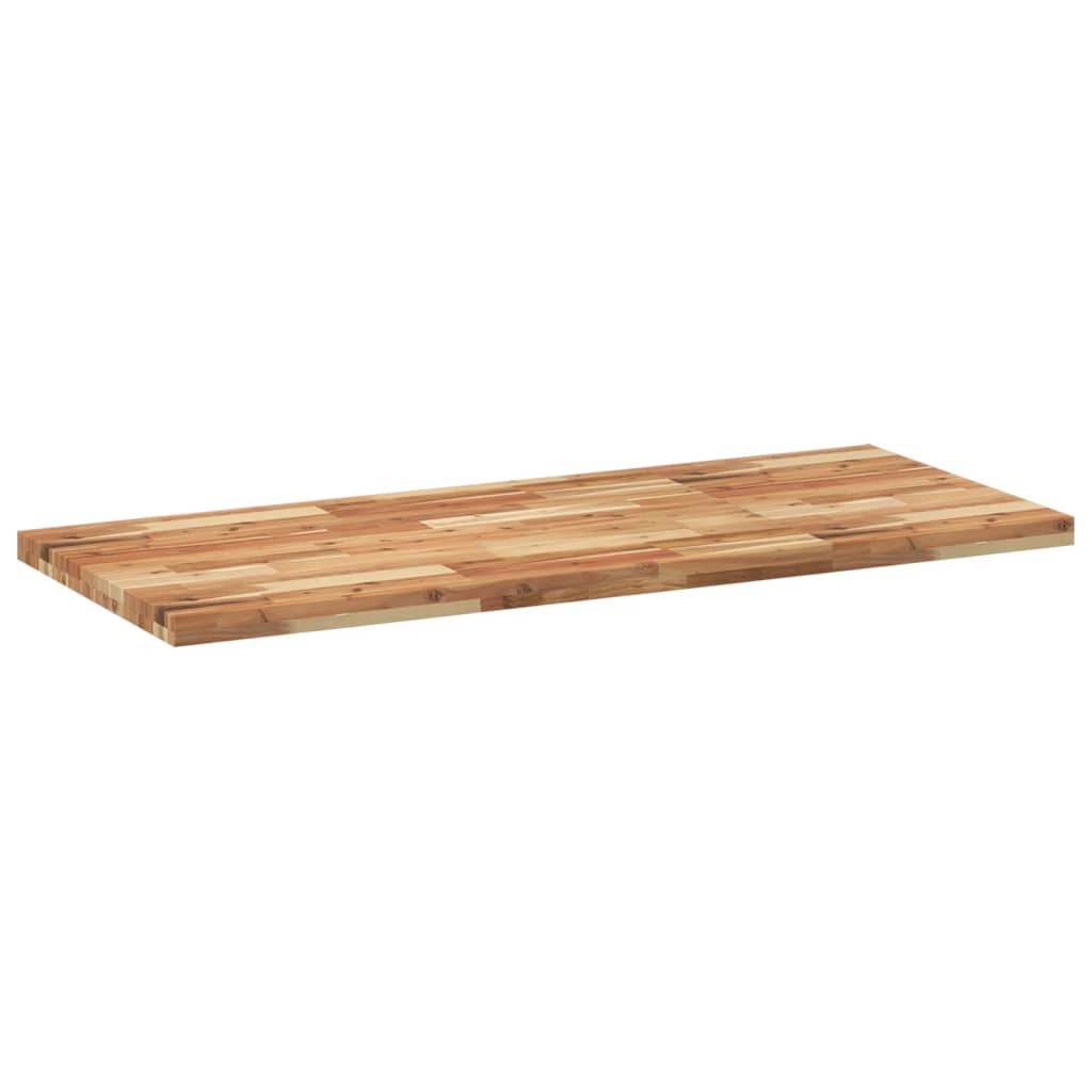 Bathroom Vanity Top Oil Finished 140x60x4 cm Solid Wood Acacia