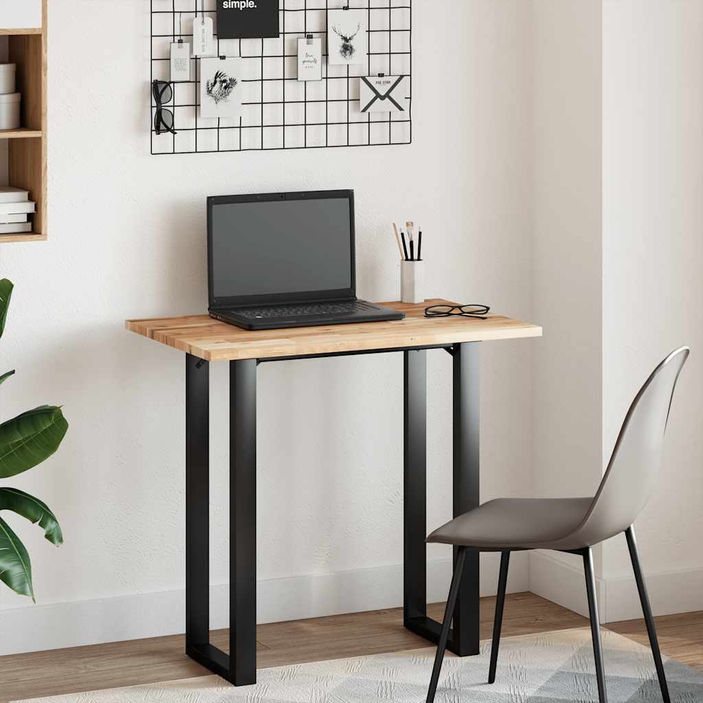 Desk Top Untreated 80x50x2 cm Solid Wood Acacia