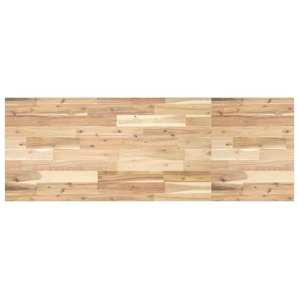 Desk Top Untreated 140x50x2 cm Solid Wood Acacia