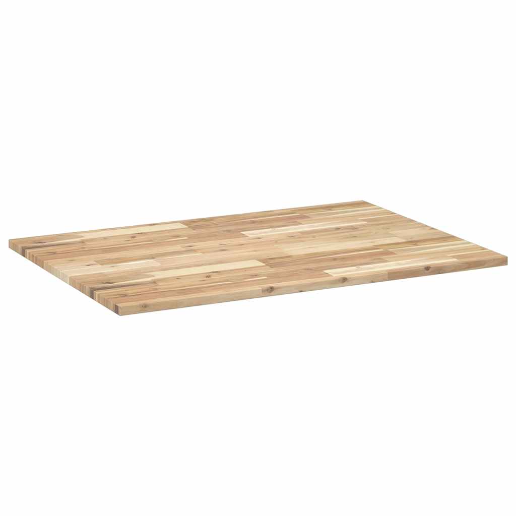 Desk Top Untreated 80x70x2 cm Solid Wood Acacia