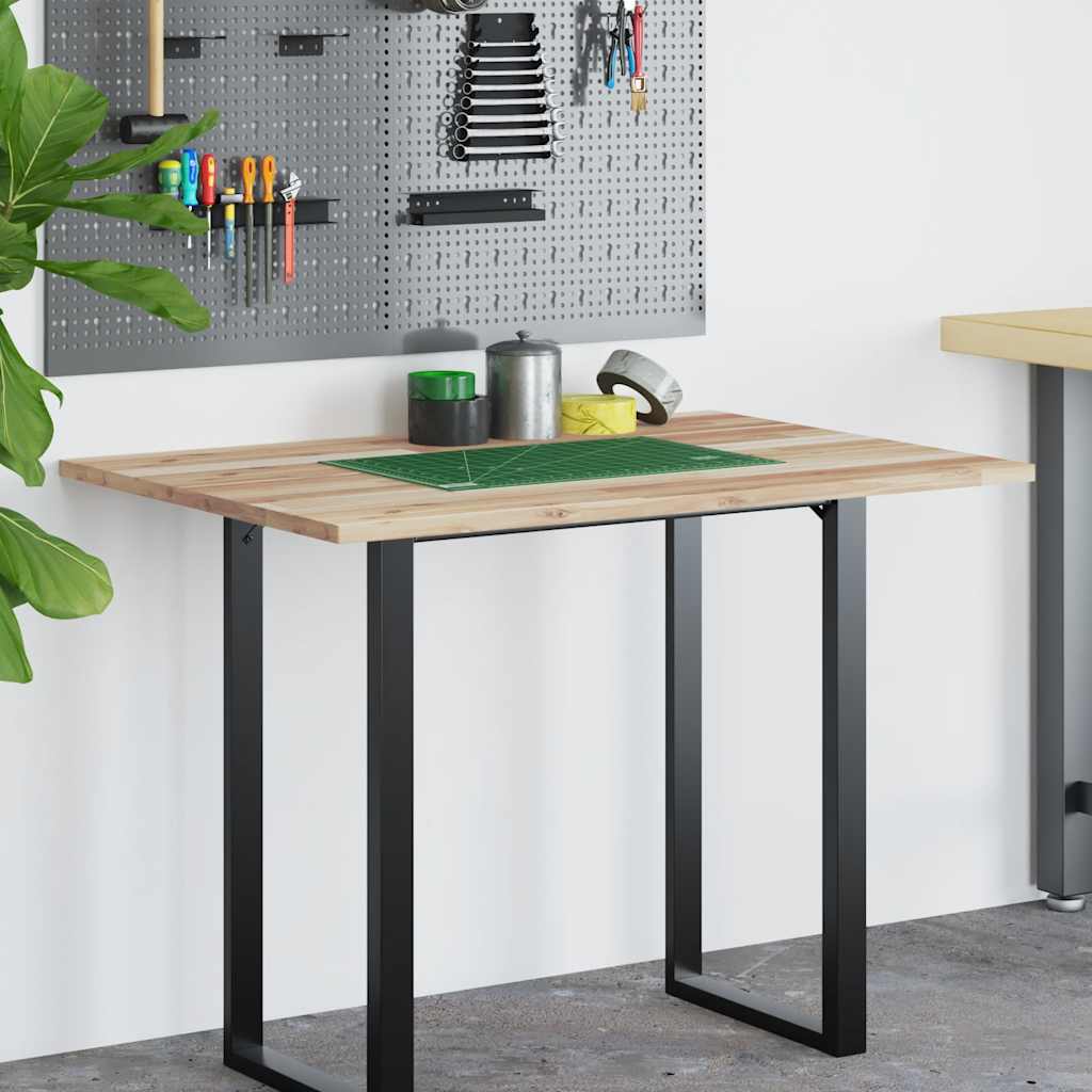 Desk Top Untreated 120x70x2 cm Solid Wood Acacia