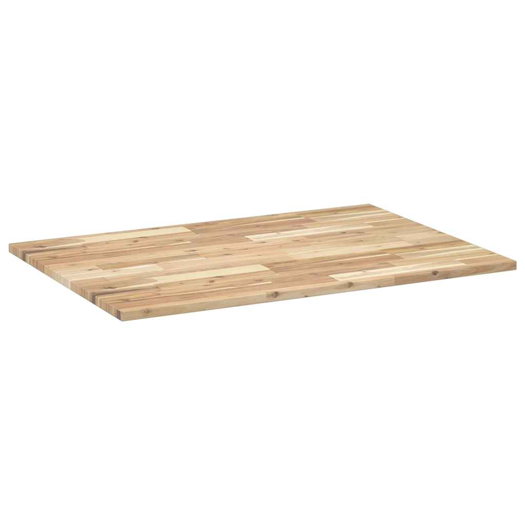 Desk Top Untreated 120x70x2 cm Solid Wood Acacia