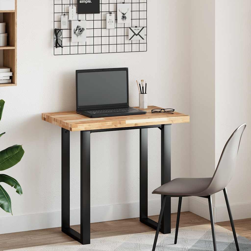 Desk Top Untreated 100x50x4 cm Solid Wood Acacia