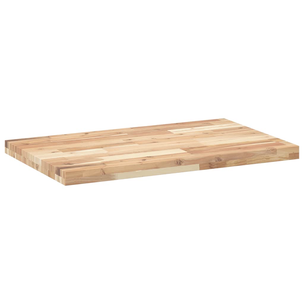 Desk Top Untreated 100x50x4 cm Solid Wood Acacia