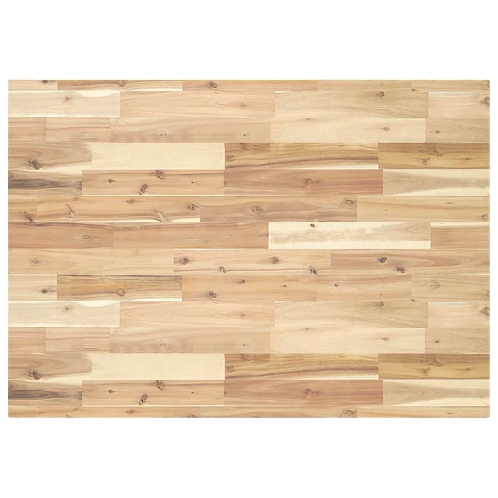 Desk Top Untreated 120x70x4 cm Solid Wood Acacia