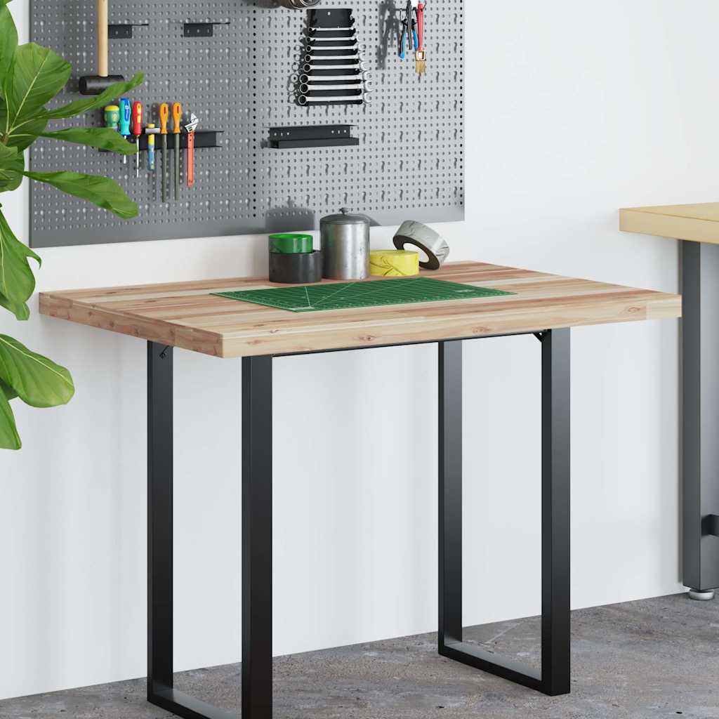 Desk Top Untreated 120x70x4 cm Solid Wood Acacia