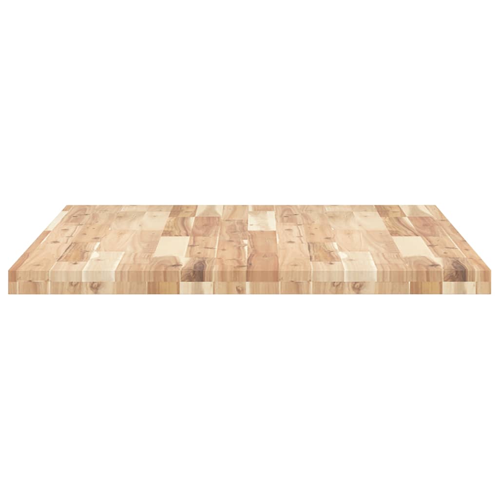 Desk Top Untreated 100x80x4 cm Solid Wood Acacia