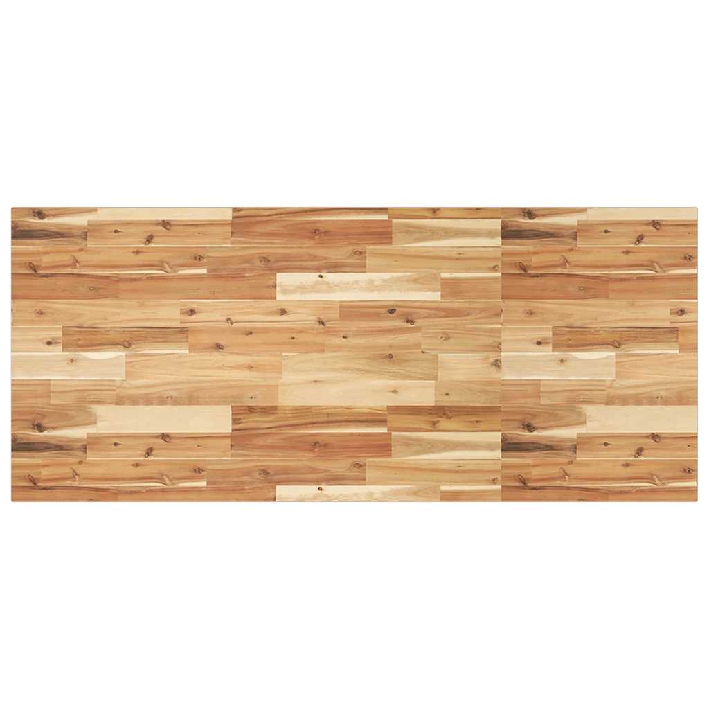 Desk Top Oil Finished 140x60x2 cm Solid Wood Acacia