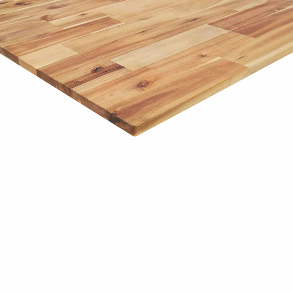 Desk Top Oil Finished 100x70x2 cm Solid Wood Acacia