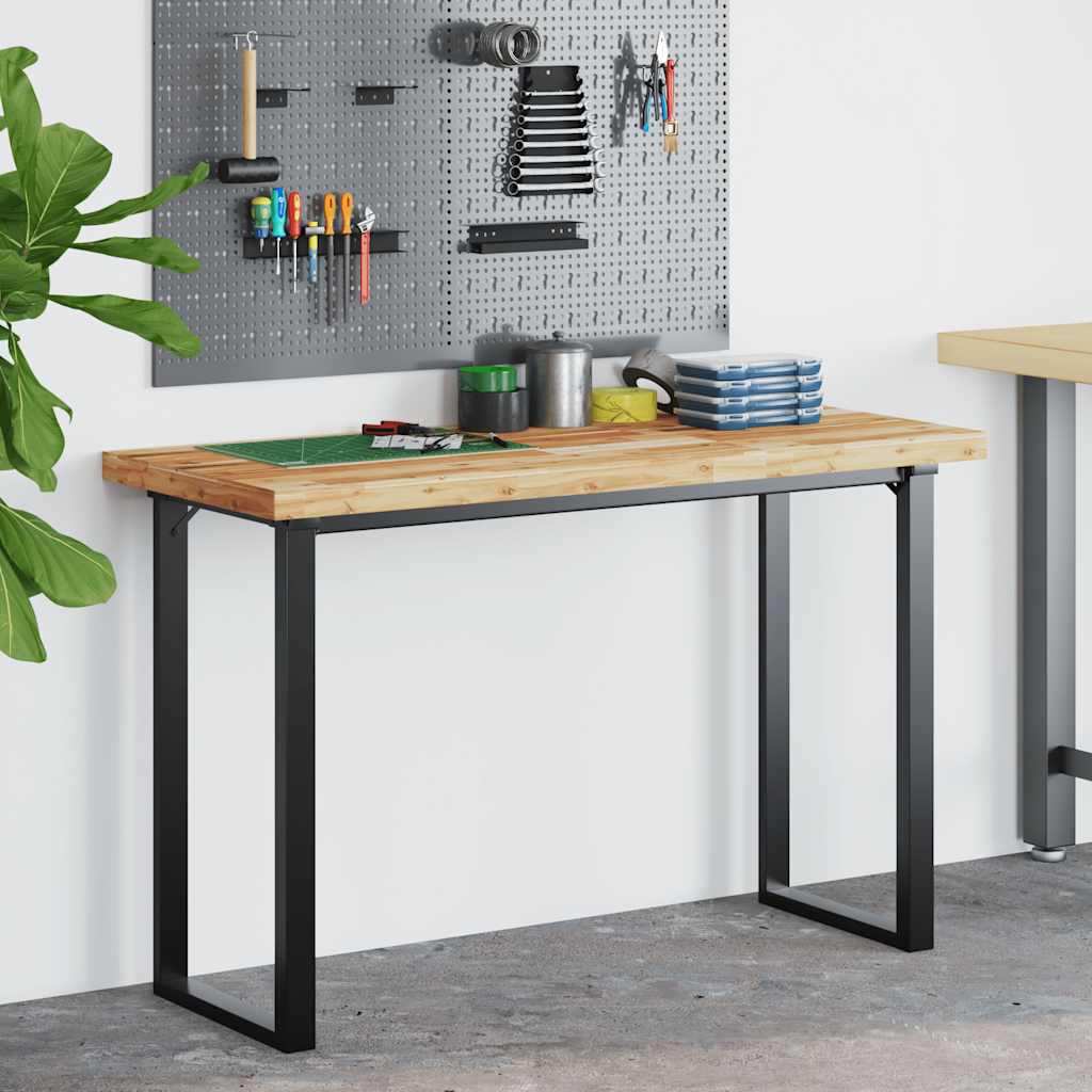 Desk Top Oil Finished 160x50x4 cm Solid Wood Acacia