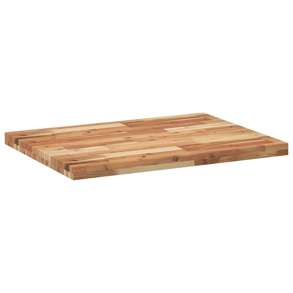 Desk Top Oil Finished 100x60x4 cm Solid Wood Acacia