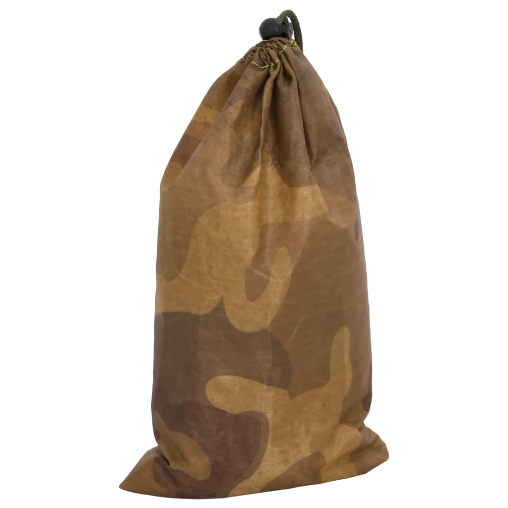 vidaXL Camouflage Net with Storage Bag 627x290 cm Sand