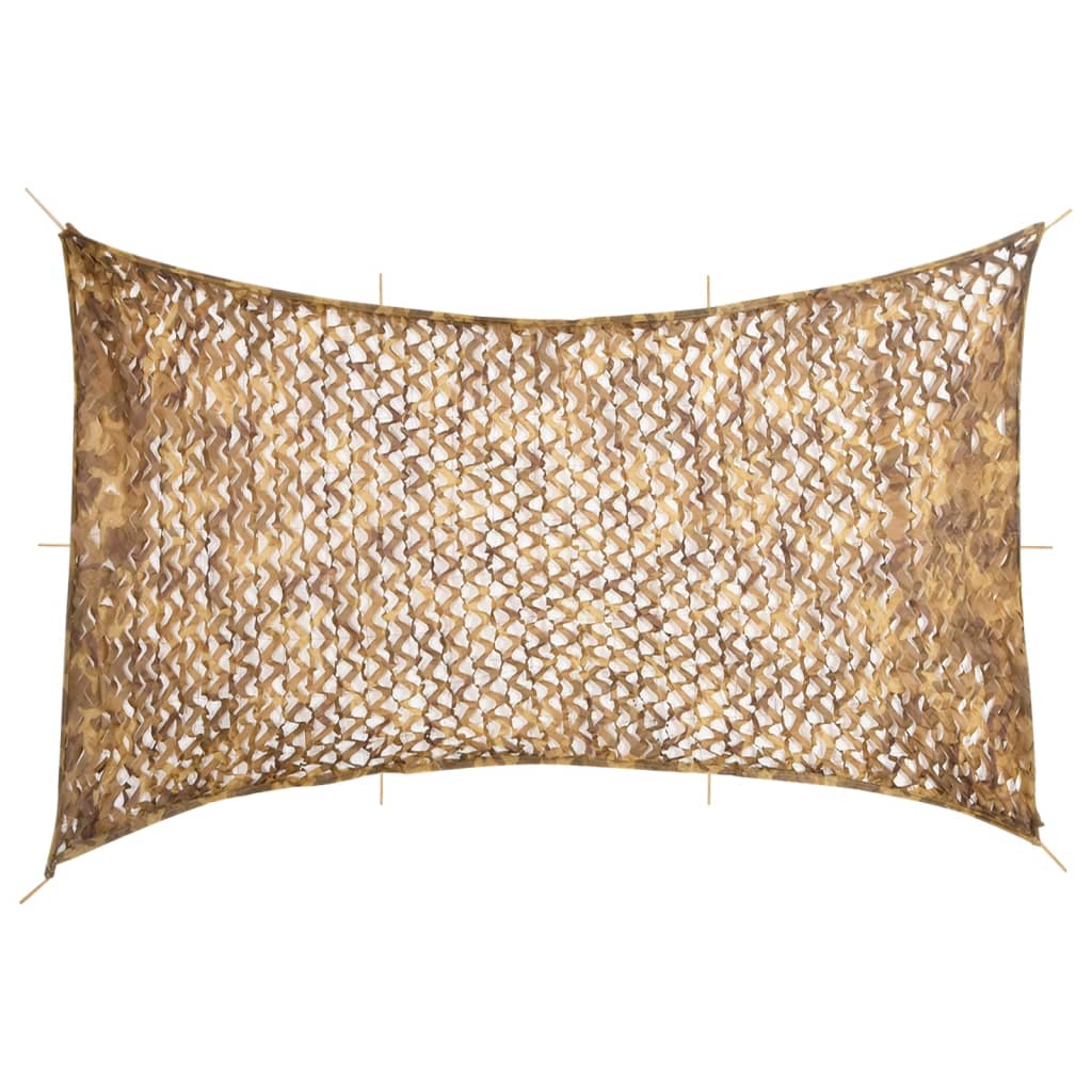 vidaXL Camouflage Net with Storage Bag 600x414 cm Sand