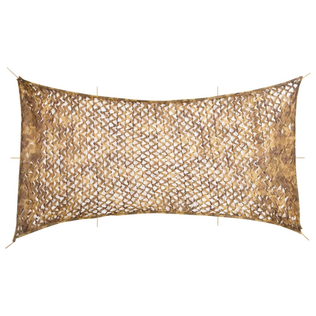 vidaXL Camouflage Net with Storage Bag 708x423 cm Sand
