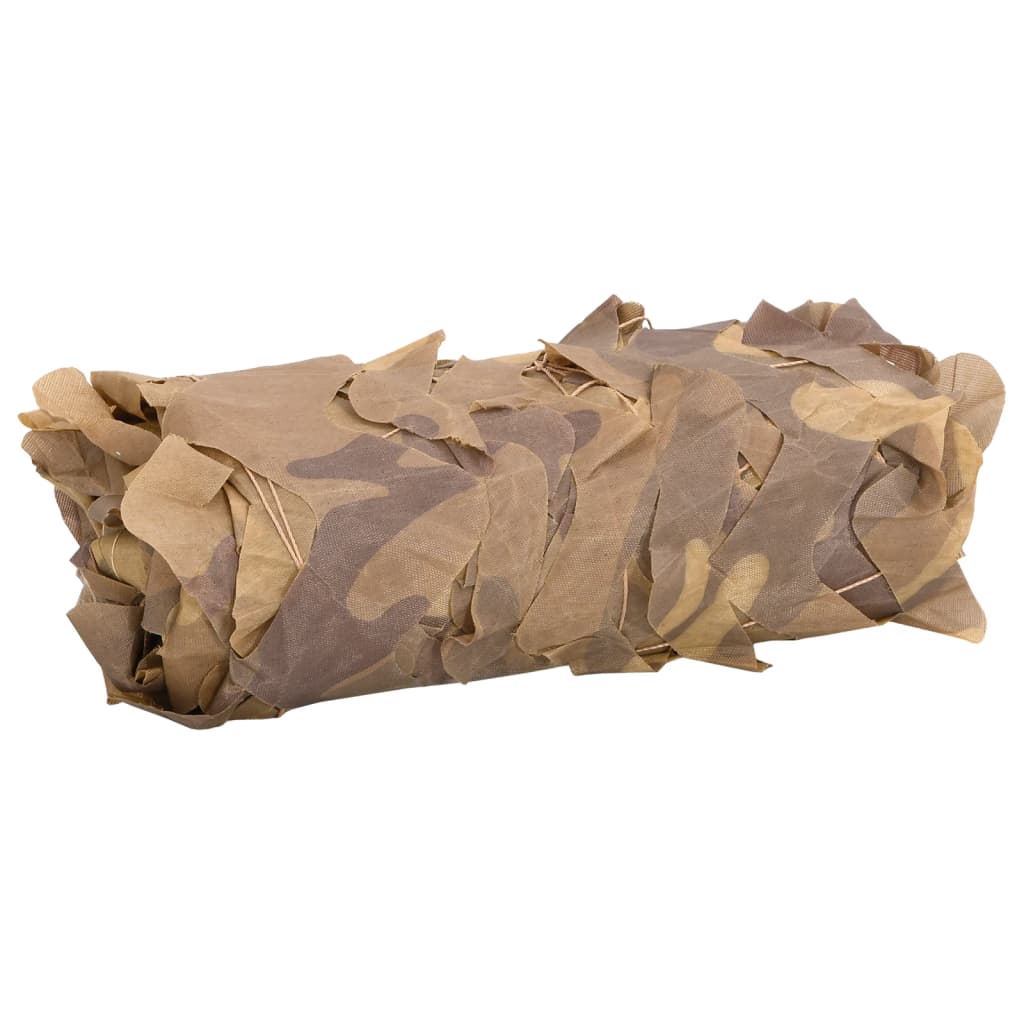 vidaXL Camouflage Net with Storage Bag 708x423 cm Sand