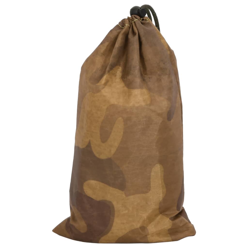 vidaXL Camouflage Net with Storage Bag 708x423 cm Sand