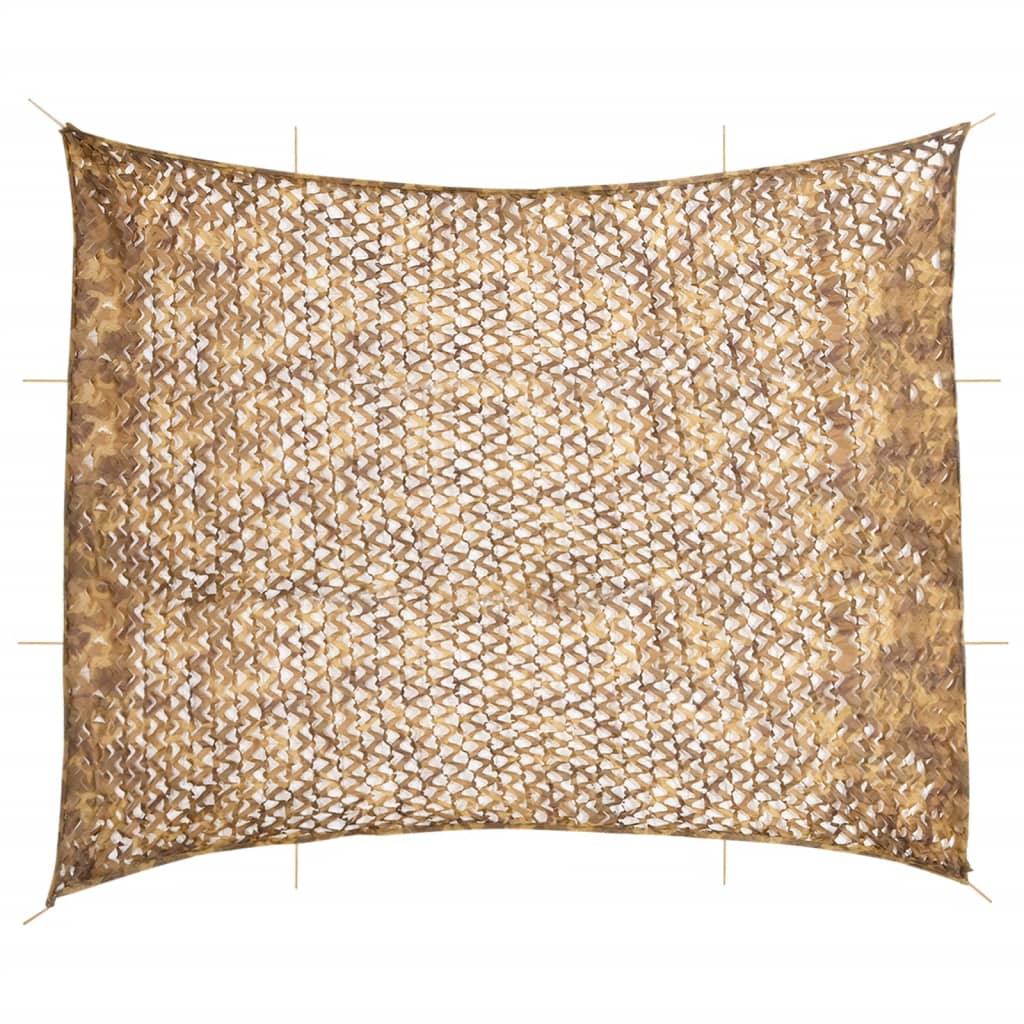 vidaXL Camouflage Net with Storage Bag 729x602 cm Sand